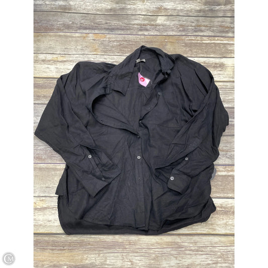 Top Long Sleeve By Loft In Black, Size: S