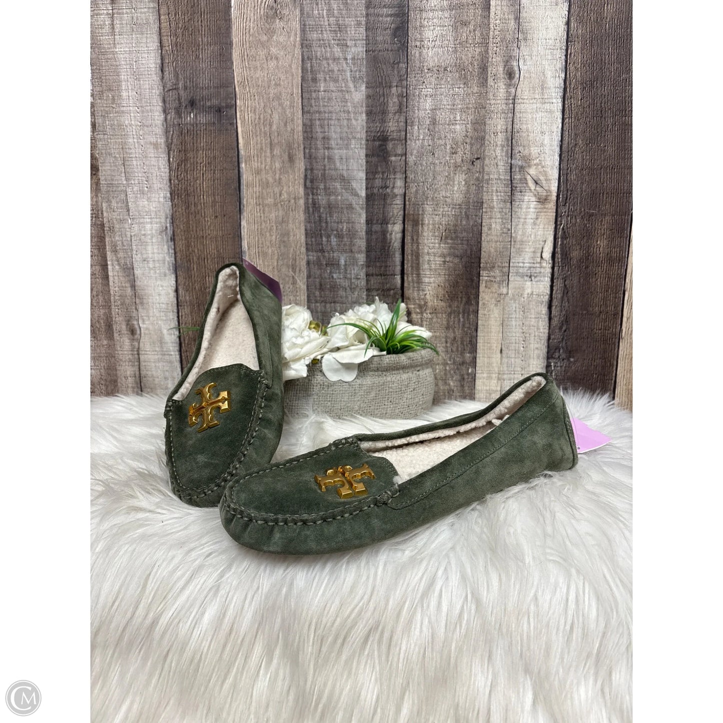 Shoes Designer By Tory Burch In Green, Size: 11
