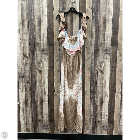 Dress Casual Maxi By Young Fabulous & Broke In Tie Dye Print, Size: S