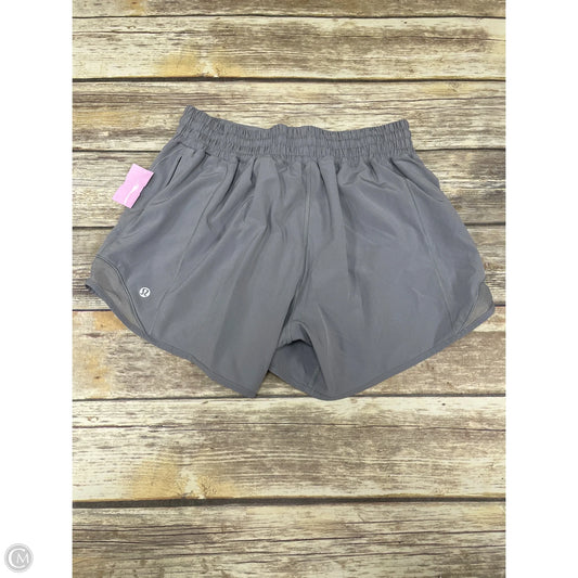 Athletic Shorts By Lululemon In Silver, Size: 6
