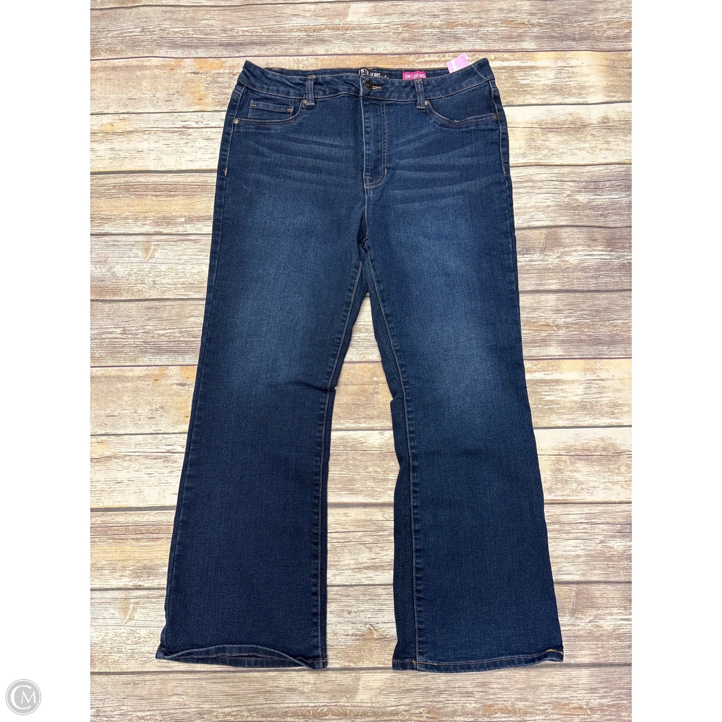 Jeans Straight By Cme In Blue Denim, Size: 16