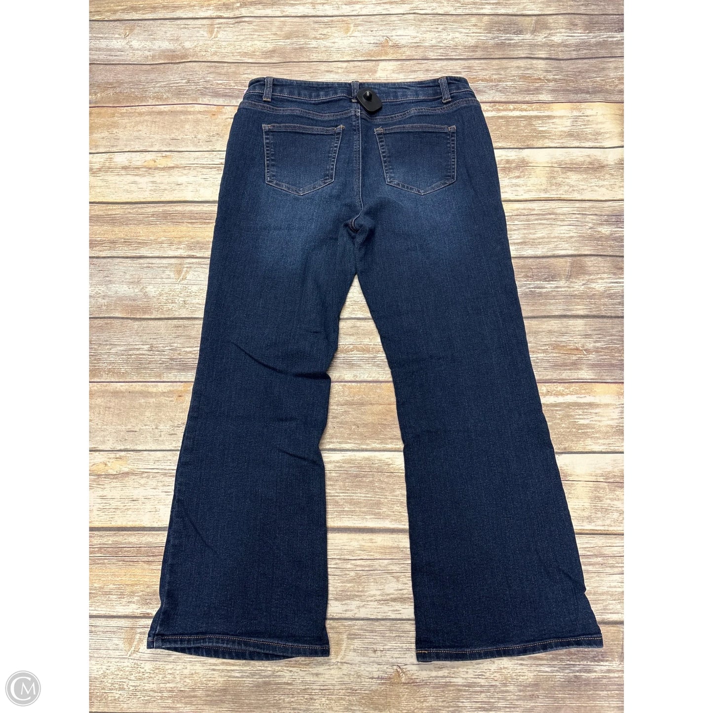 Jeans Straight By Cme In Blue Denim, Size: 16