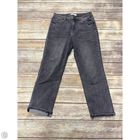 Jeans Straight By Vervet In Grey Denim, Size: 8