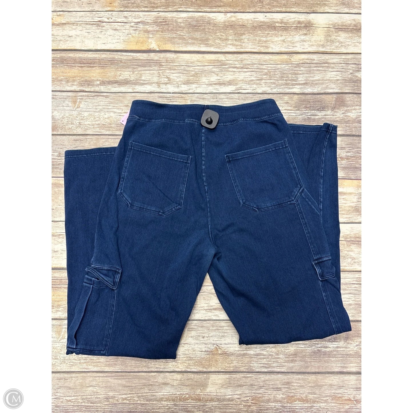 Jeans Flared By Halara In Blue Denim, Size: L
