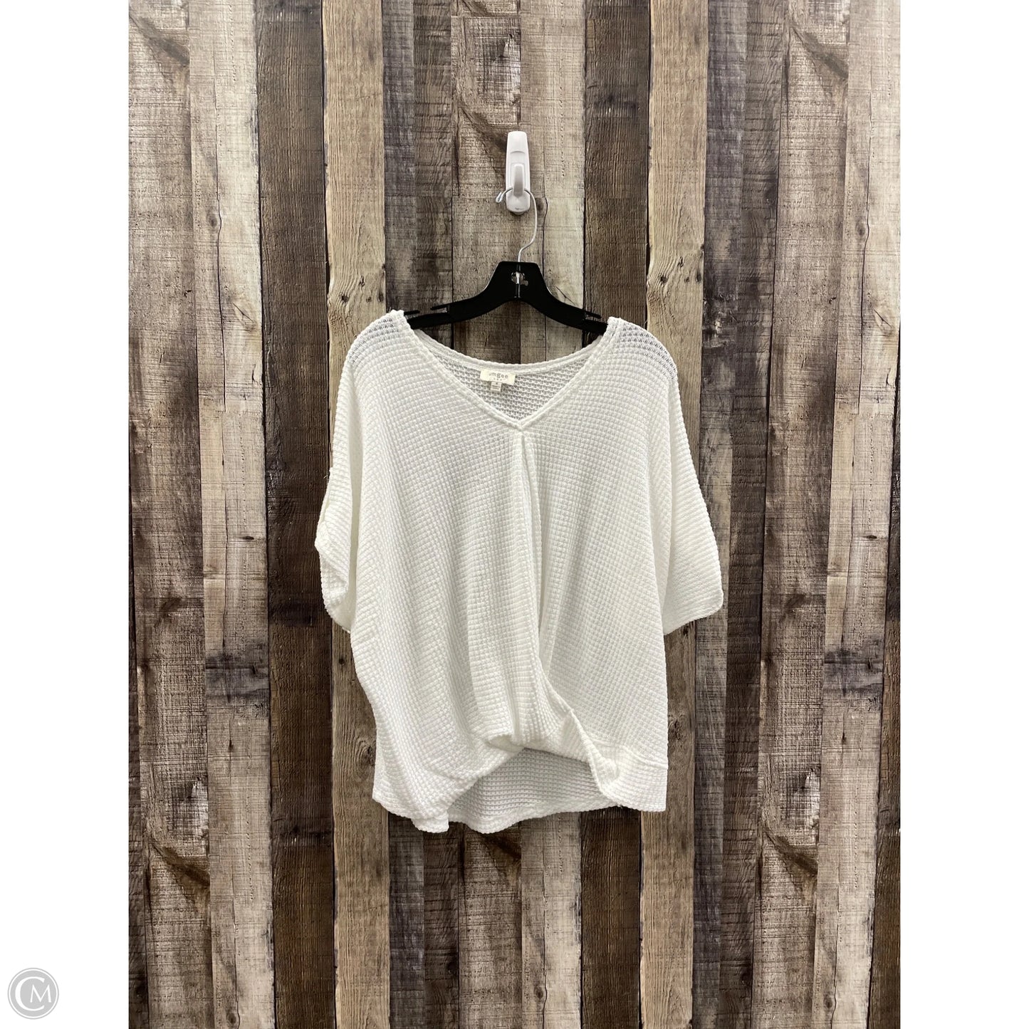 Top Short Sleeve By Umgee In White, Size: M