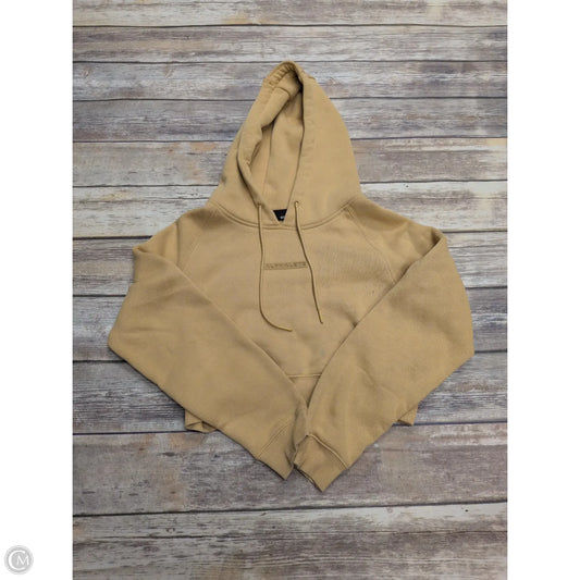 Sweatshirt Hoodie By Alphalete In Gold, Size: S