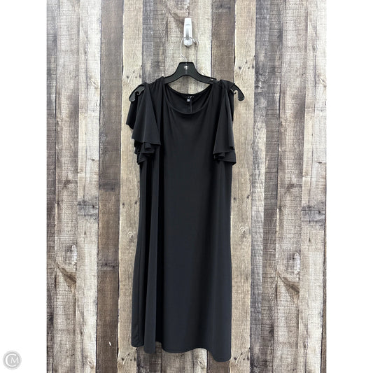 Dress Casual Midi By Tiana B In Black, Size: 1x