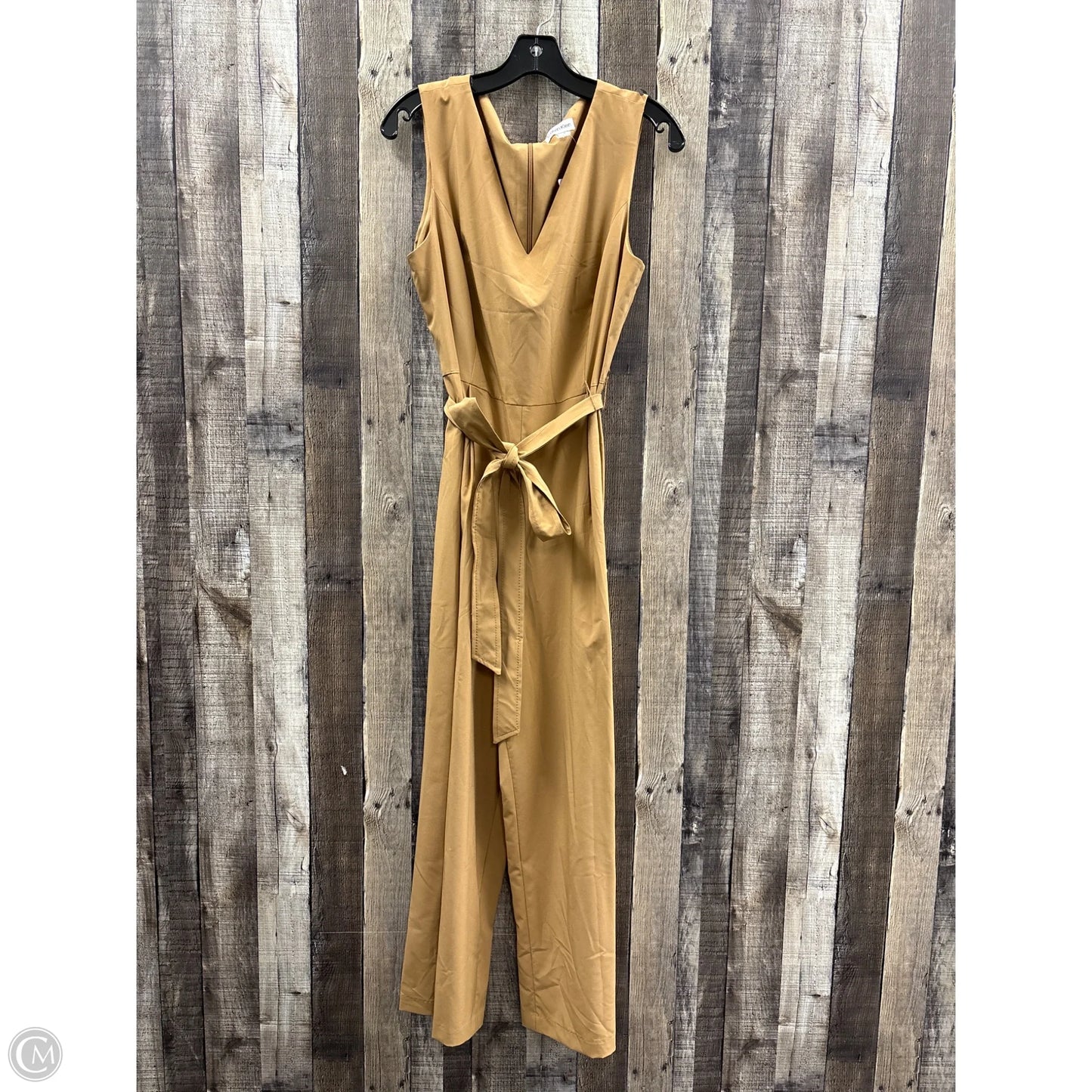 Jumpsuit By Calvin Klein In Tan, Size: L