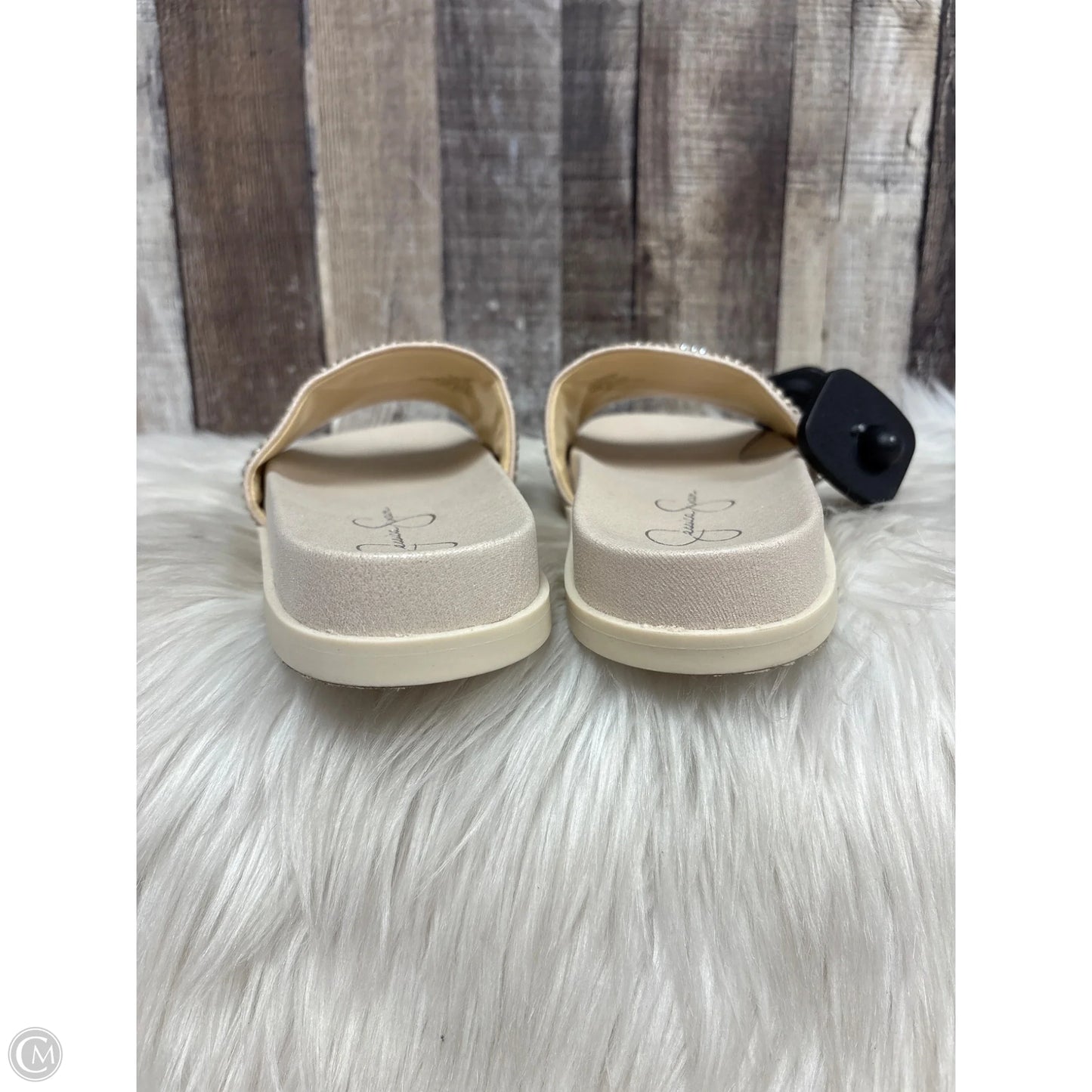 Sandals Flats By Jessica Simpson In Beige, Size: 9