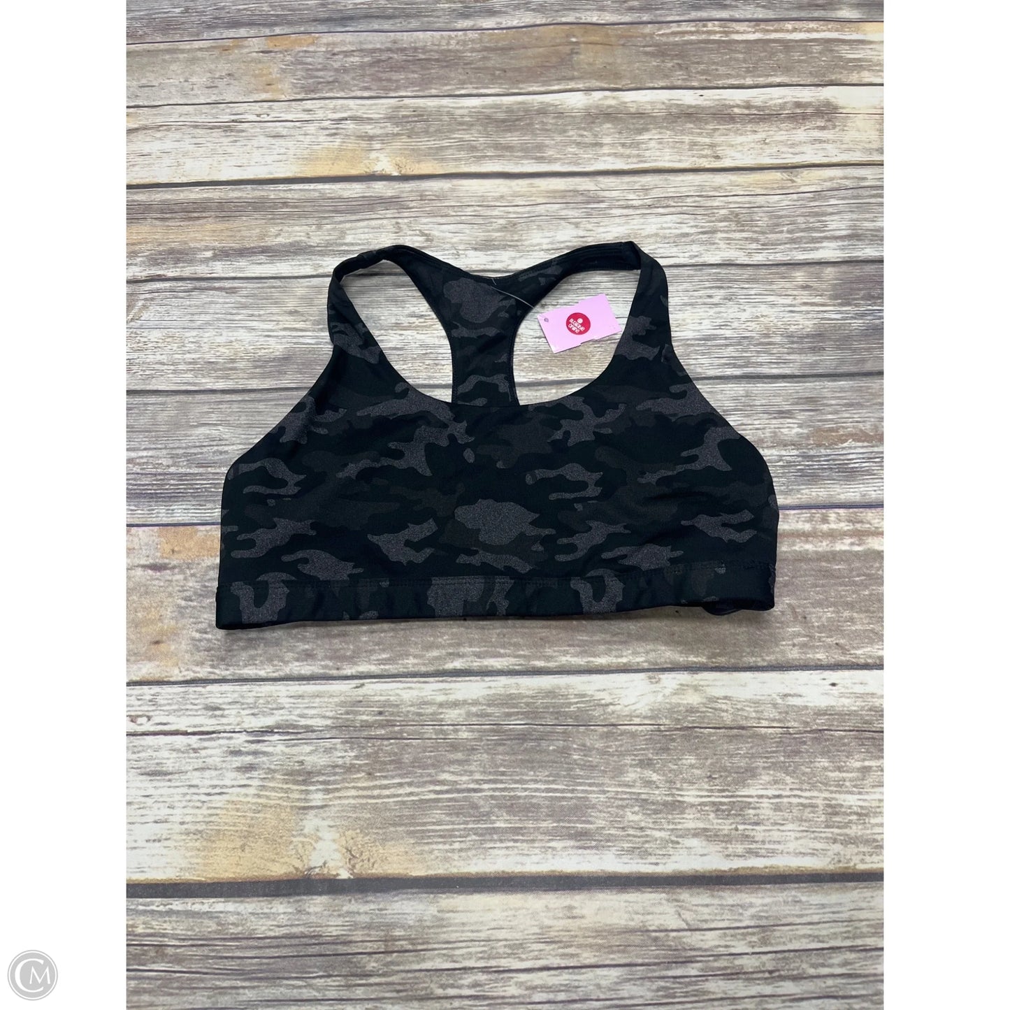 Athletic Bra By Fabletics In Camouflage Print, Size: M