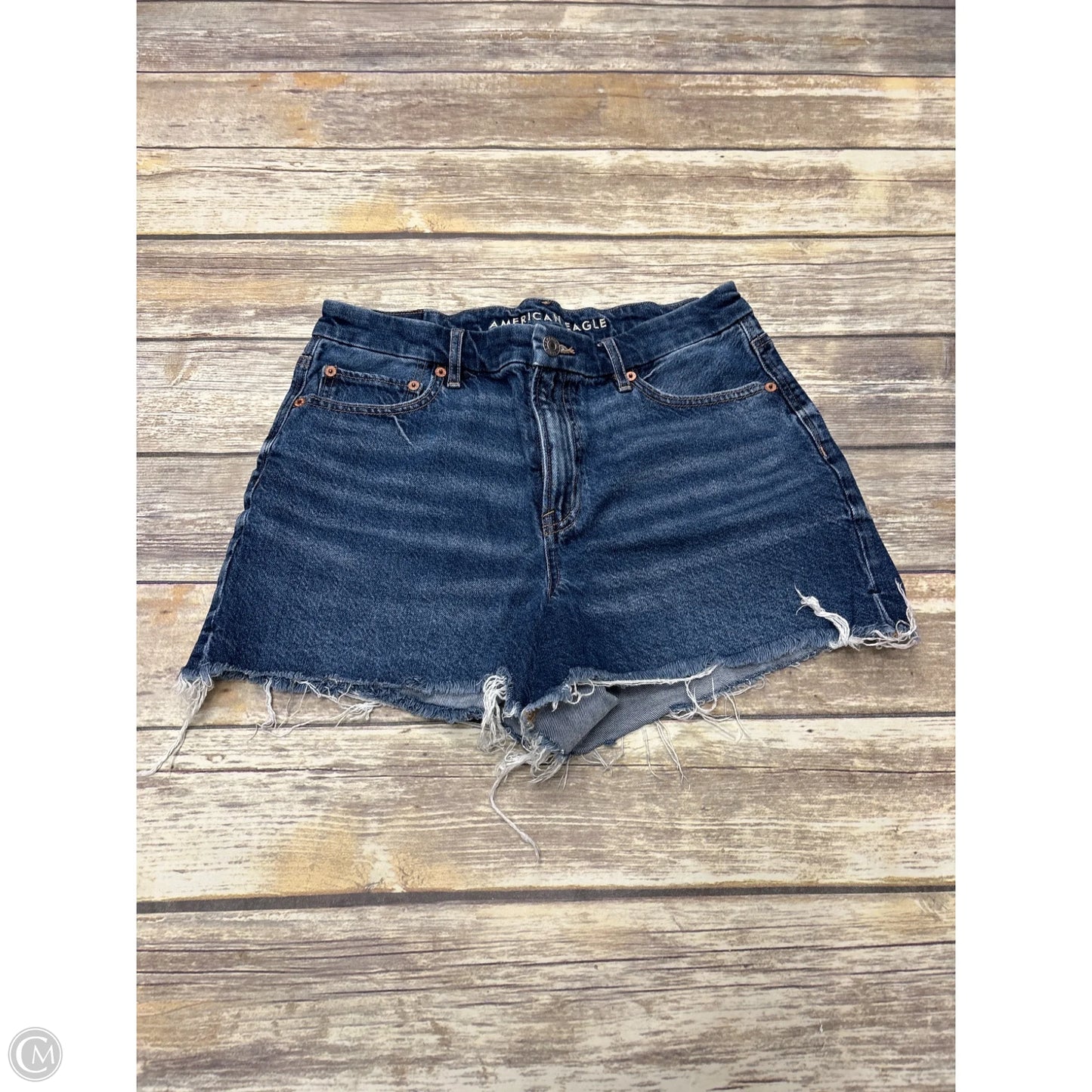 Shorts By American Eagle In Blue Denim, Size: 8