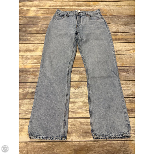 Jeans Straight By H&m In Blue Denim, Size: 10