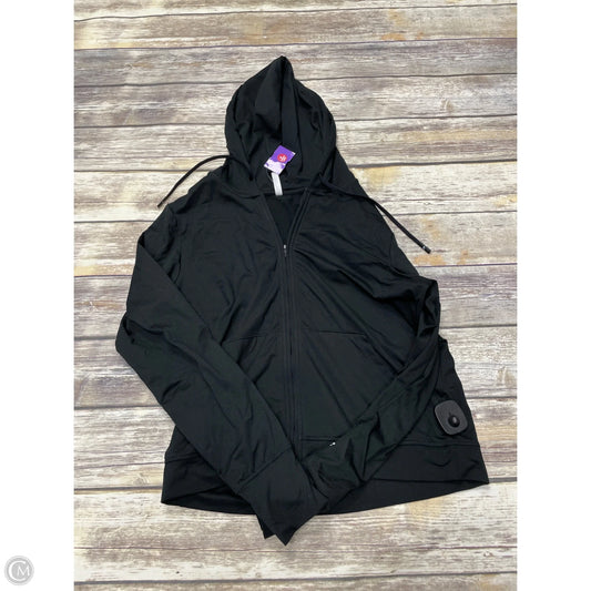 Athletic Jacket By Fabletics In Black, Size: S