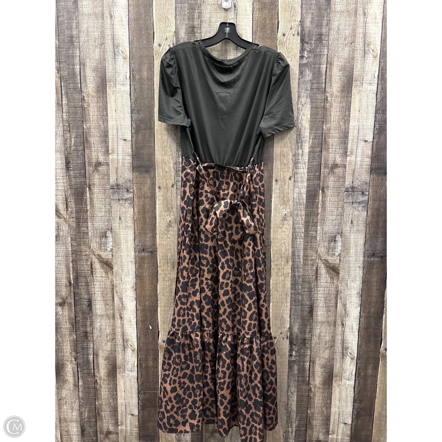 Dress Casual Maxi By Cmf In Animal Print, Size: Xl