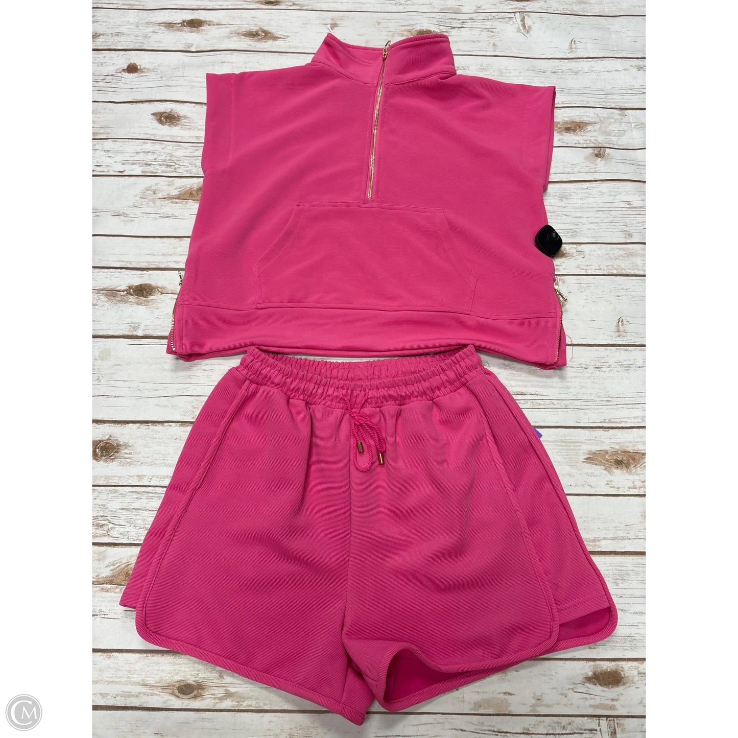 Shorts Set By Entro In Pink, Size: S