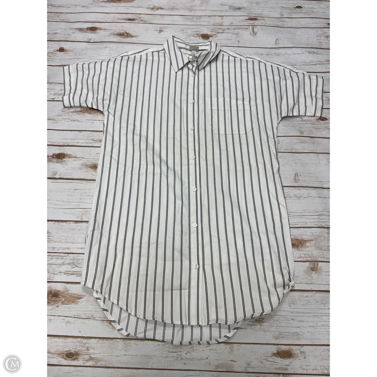 Dress Casual Short By A New Day In Striped Pattern, Size: Xs