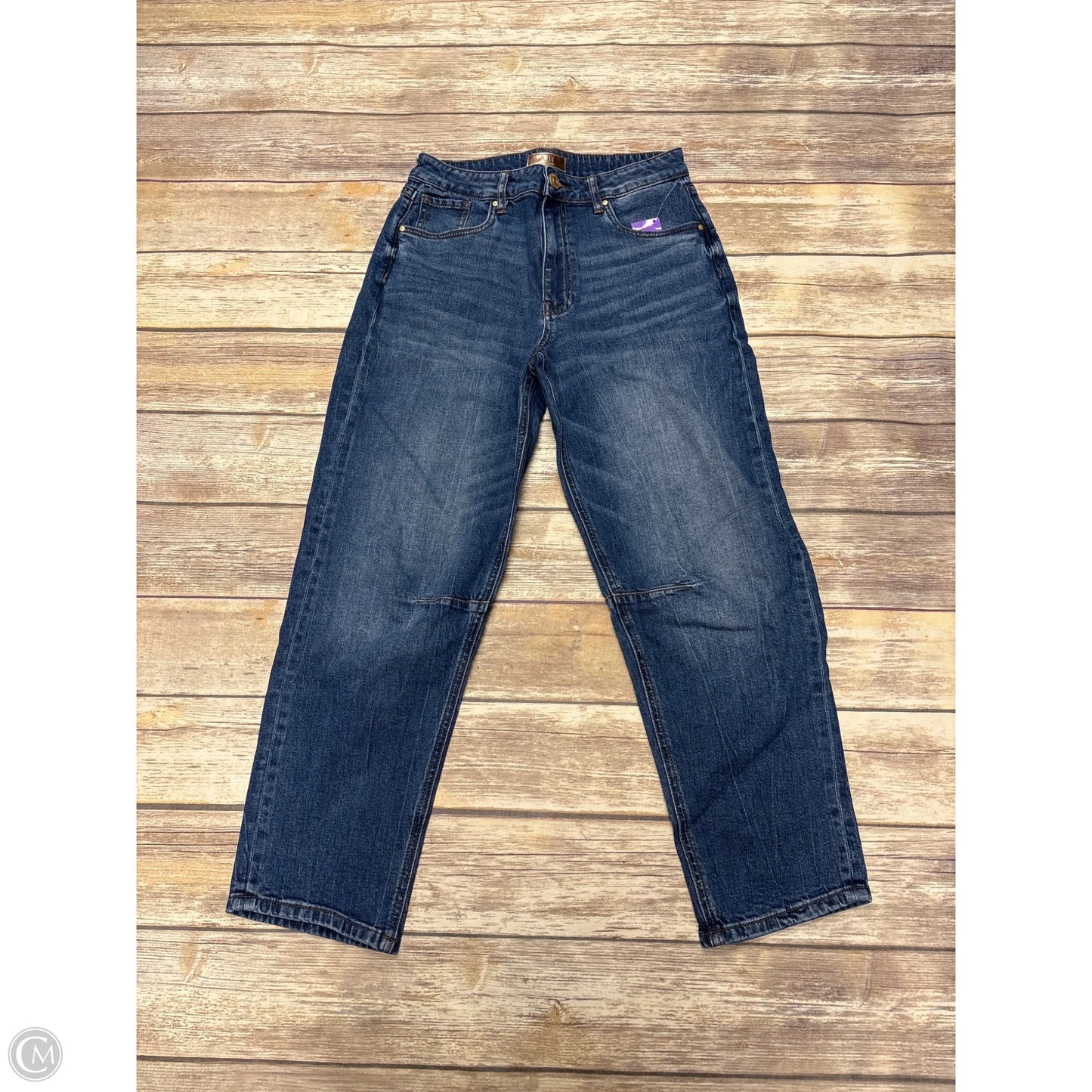 Jeans Straight By Kut In Blue Denim, Size: 0