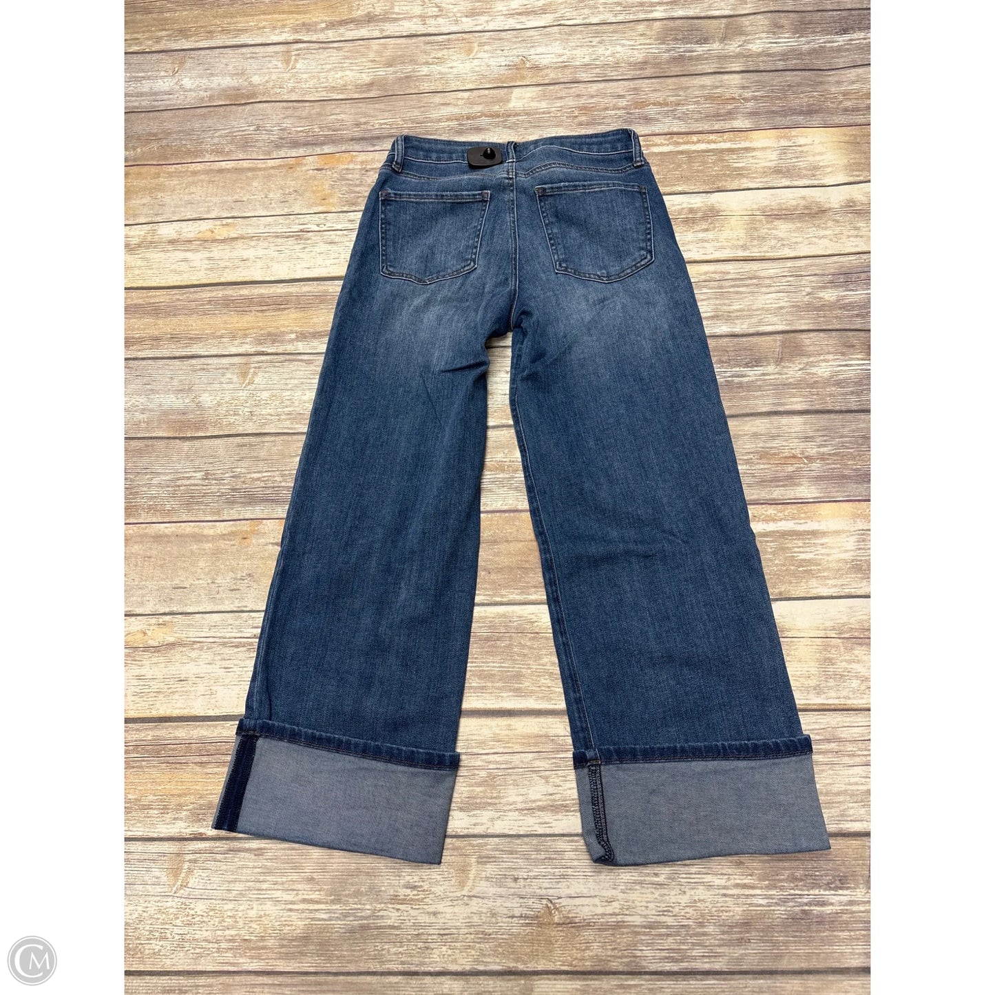 Jeans Wide Leg By J. Crew In Blue Denim, Size: 2