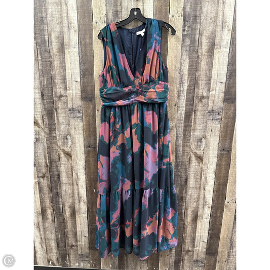 Dress Casual Maxi By Chelsea 28 In Multi-colored, Size: 1x