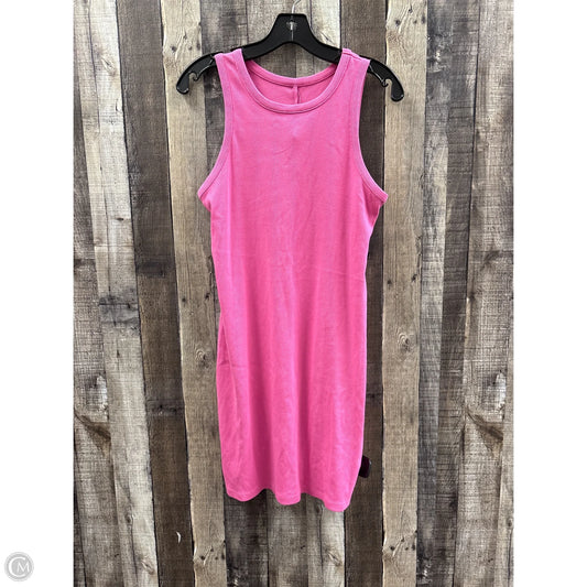 Dress Casual Midi By A New Day In Pink, Size: M