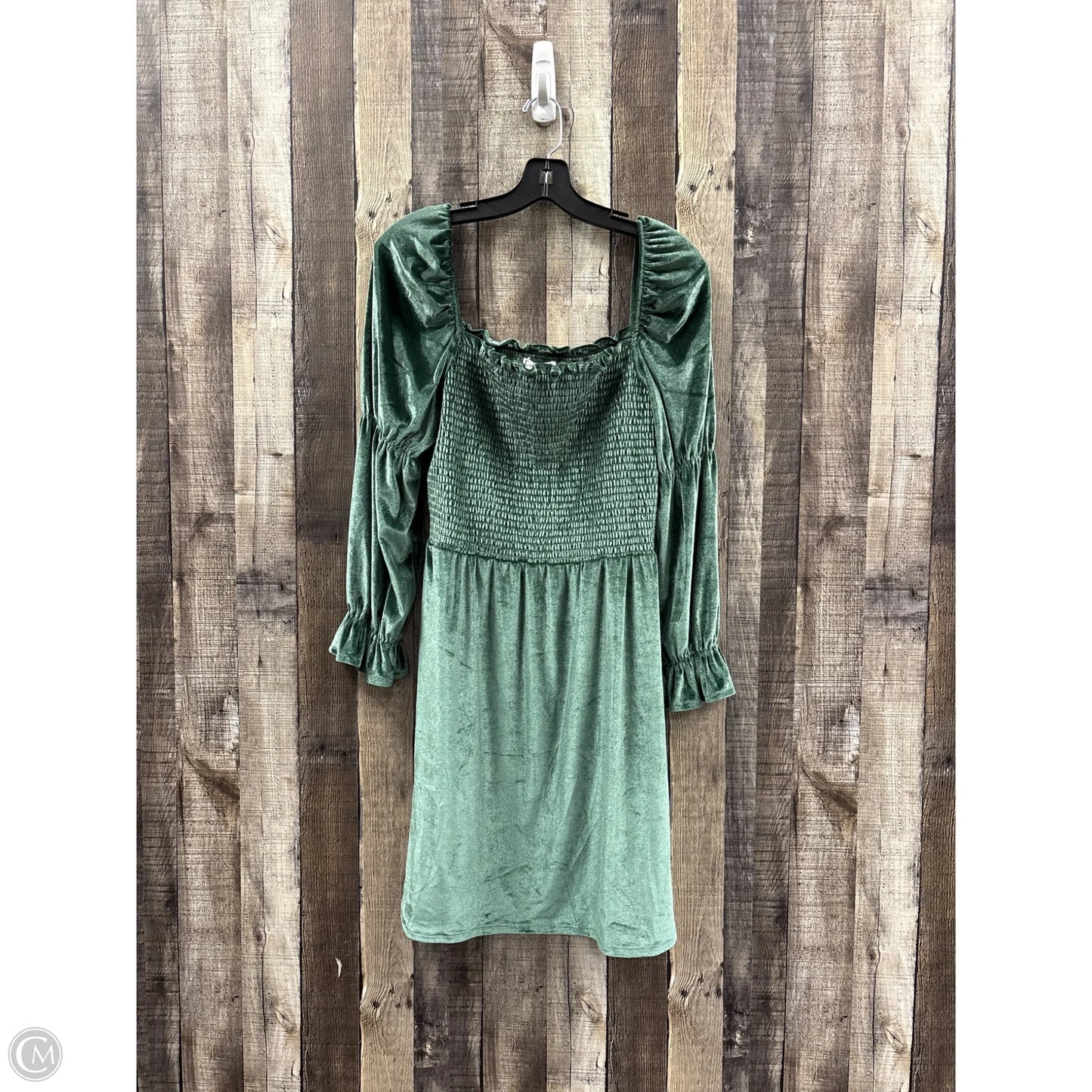 Dress Casual Midi By Dex In Green, Size: Xl