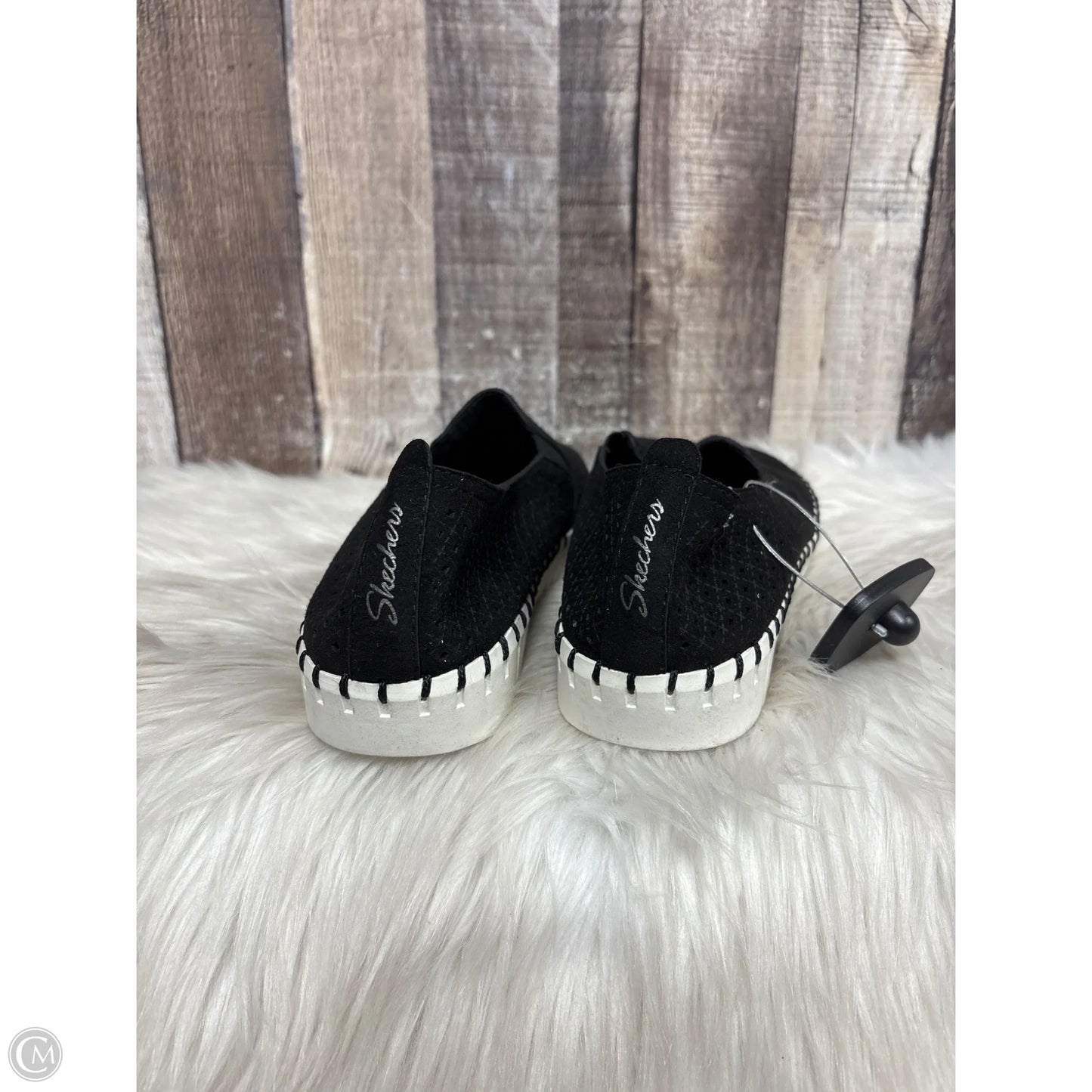 Shoes Flats By Skechers In Black, Size: 8.5