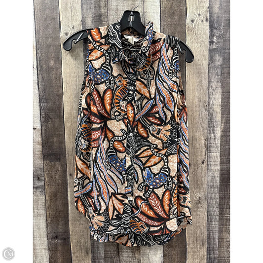 Top Sleeveless By H&m In Multi-colored, Size: 8