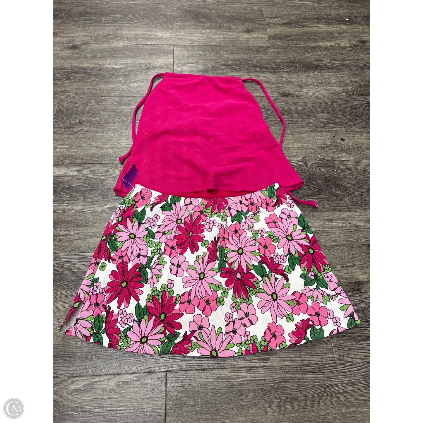 Swimsuit 2pc By Lands End In Pink, Size: L