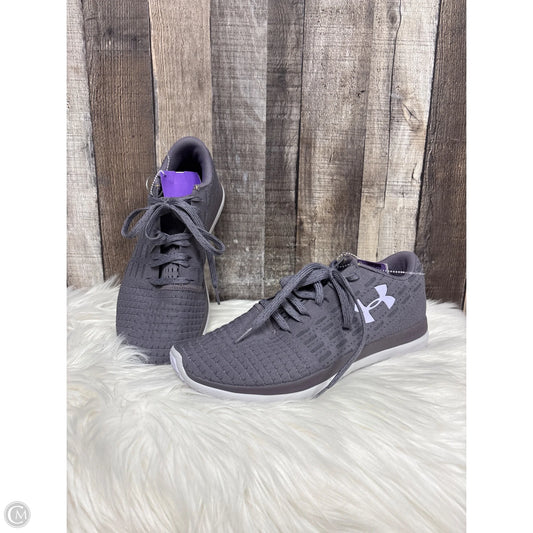 Shoes Athletic By Under Armour In Grey, Size: 9.5