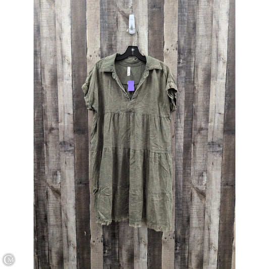 Dress Casual Midi By Zenana In Green, Size: S