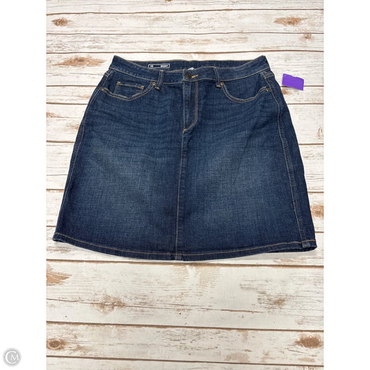 Skirt Mini & Short By Sonoma In Blue Denim, Size: 10