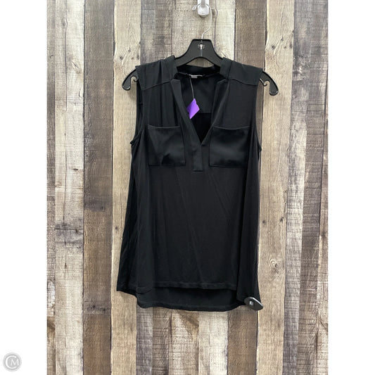 Top Sleeveless By Cable And Gauge In Black, Size: S