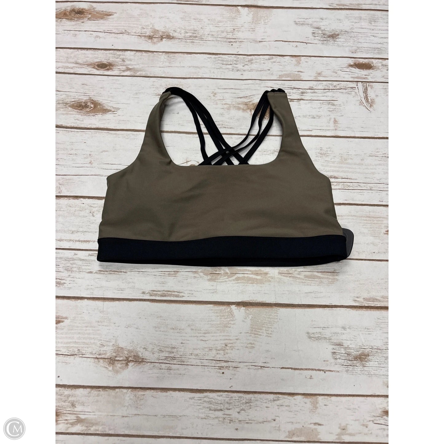 Athletic Bra By Ypb In Brown, Size: M