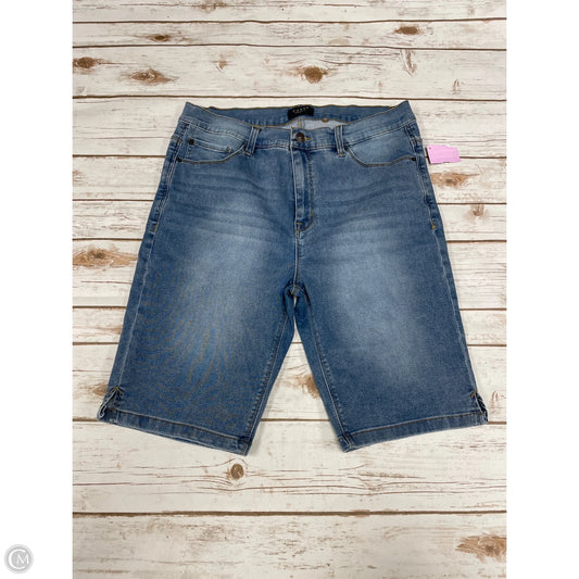 Shorts By Curve Appeal In Blue Denim, Size: 14