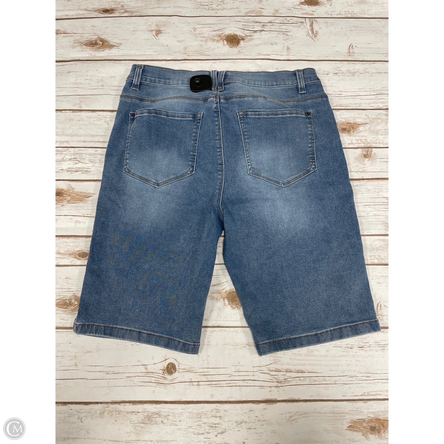 Shorts By Curve Appeal In Blue Denim, Size: 14