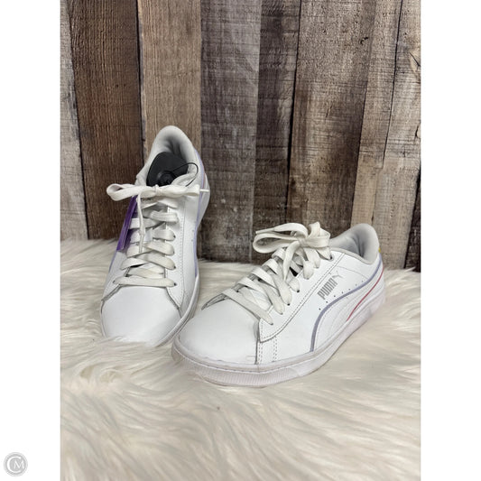 Shoes Athletic By Puma In White, Size: 8