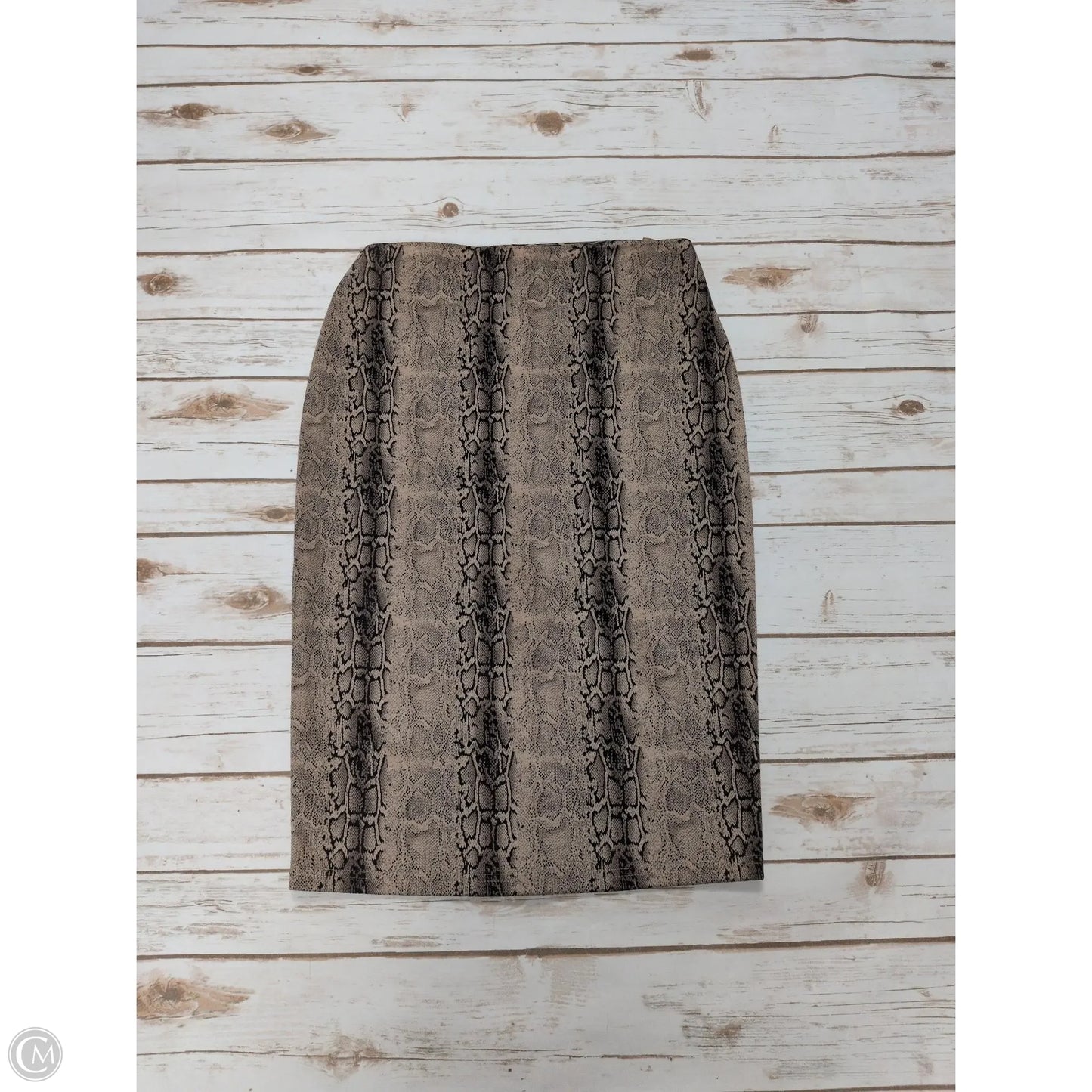 Skirt Midi By She + Sky In Snakeskin Print, Size: L
