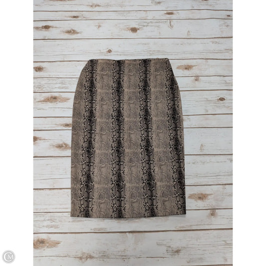 Skirt Midi By She + Sky In Snakeskin Print, Size: L