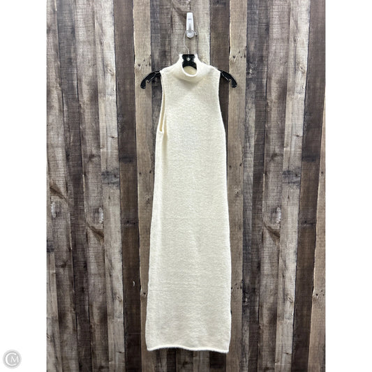 Dress Sweater By Future Collective In Ivory, Size: S