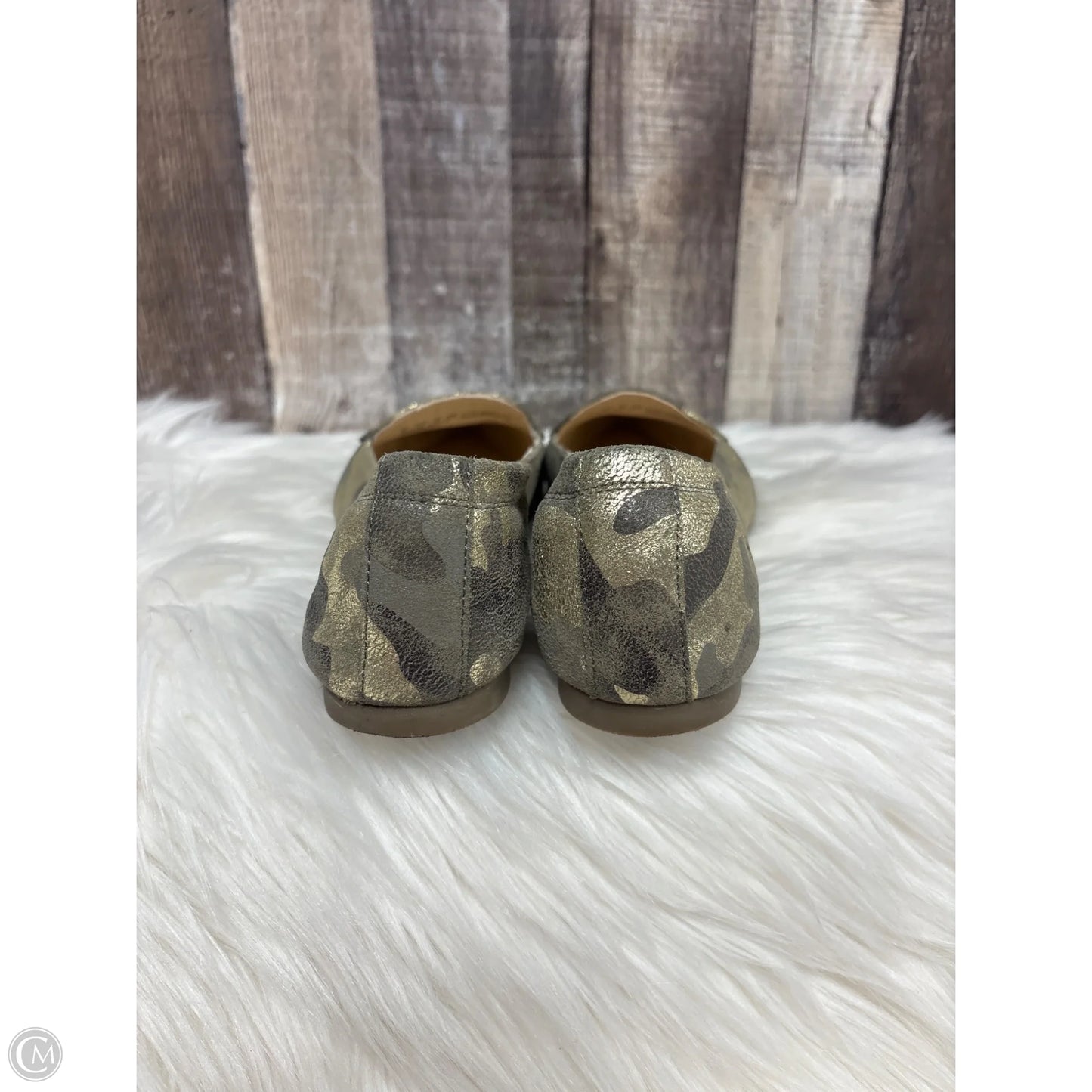 Shoes Flats By Cme In Camouflage Print, Size: 8