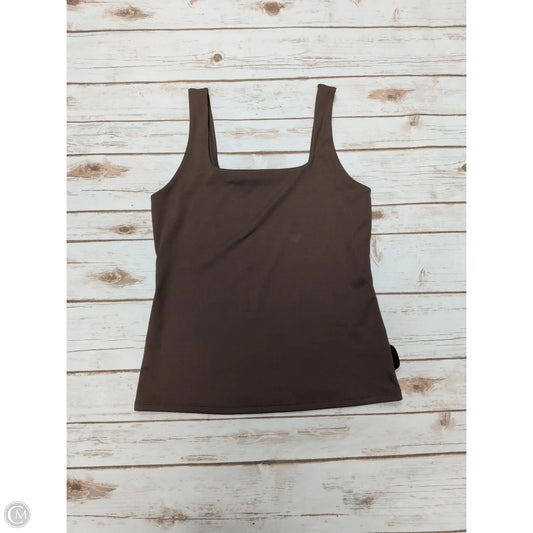 Top Sleeveless By Nine West In Brown, Size: L
