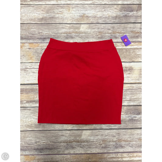 Skirt Mini & Short By Fashion Nova In Red, Size: L
