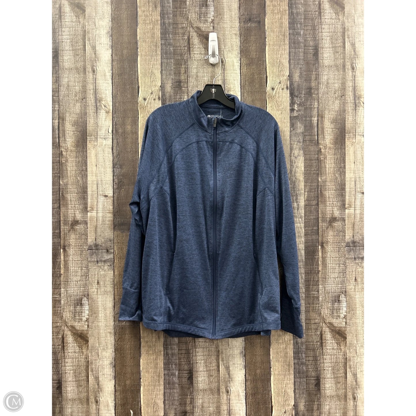 Athletic Jacket By Ideology In Blue, Size: 3x