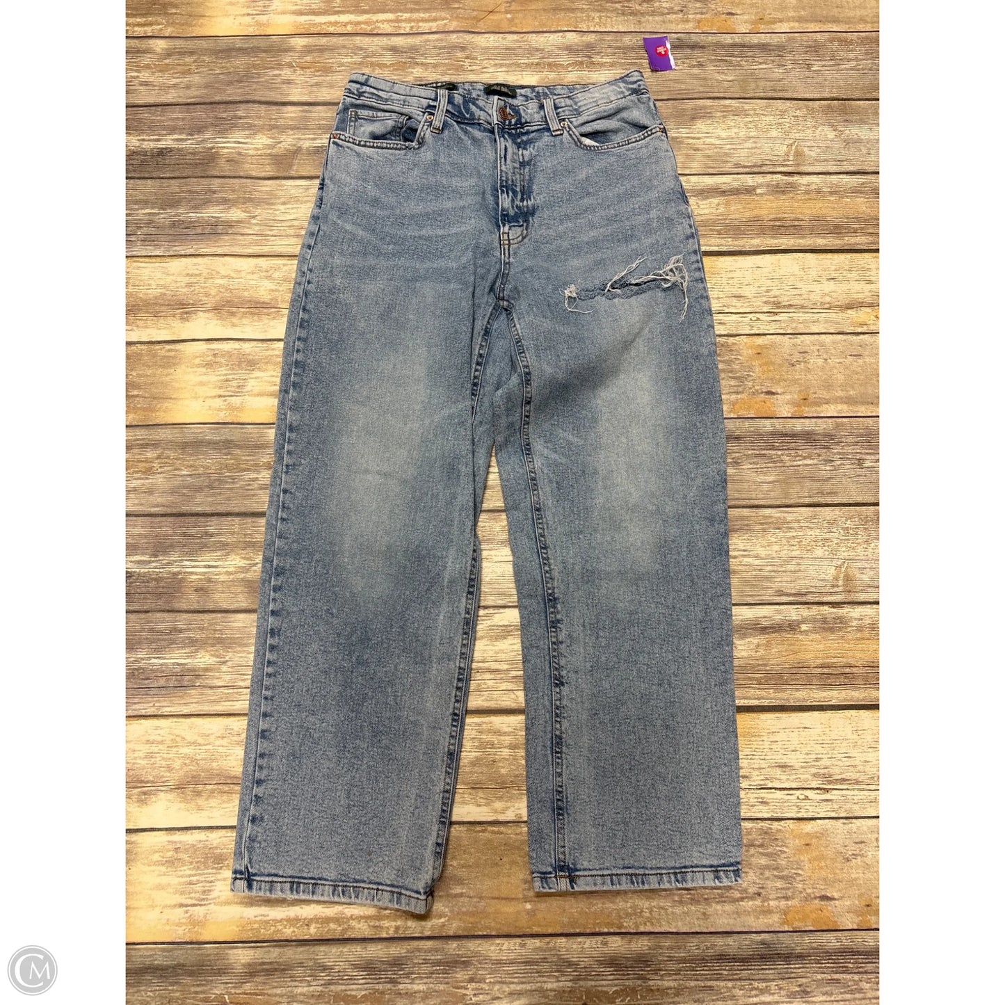 Jeans Straight By Wild Fable In Blue Denim, Size: 10