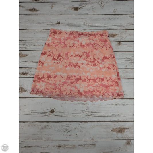 Skirt Mini & Short By Forever 21 In Peach, Size: L