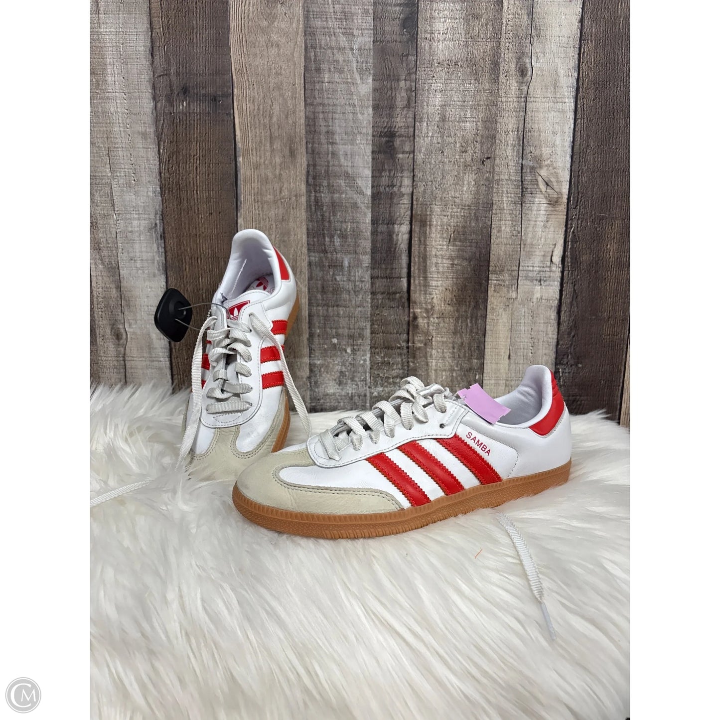 Shoes Athletic By Adidas In White, Size: 8.5