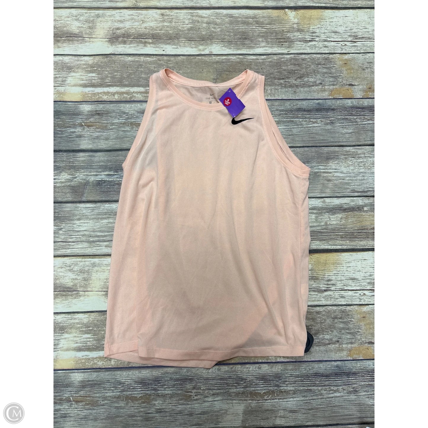 Athletic Tank Top By Nike In Peach, Size: M