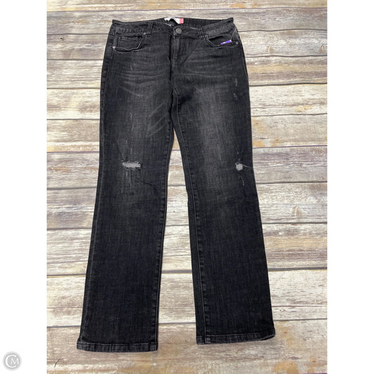Jeans Boyfriend By Cabi In Black Denim, Size: 8