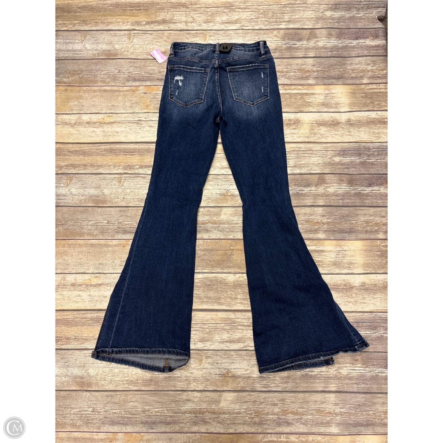 Jeans Flared By Vervet In Blue Denim, Size: 4