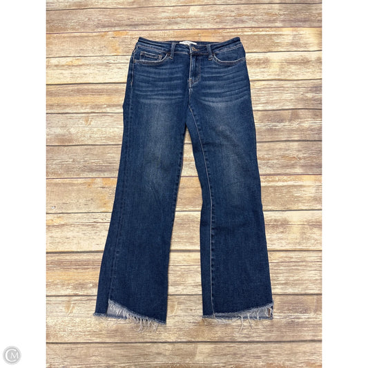Jeans Cropped By Vervet In Blue Denim, Size: 4